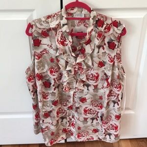 Beautiful sleeveless blouse